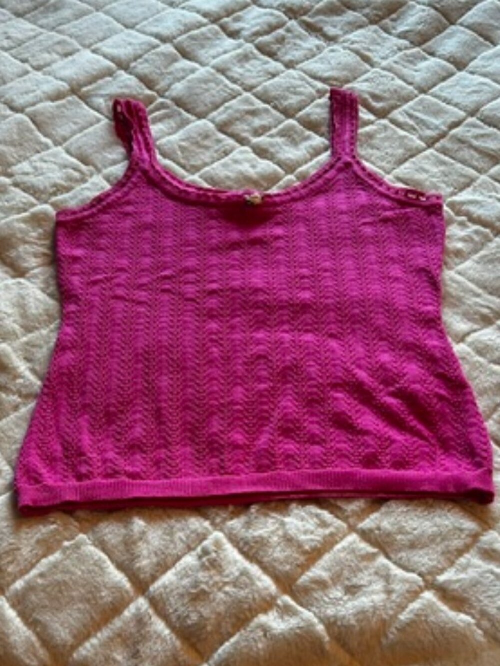 The Workshop Pink Tank Top - Large